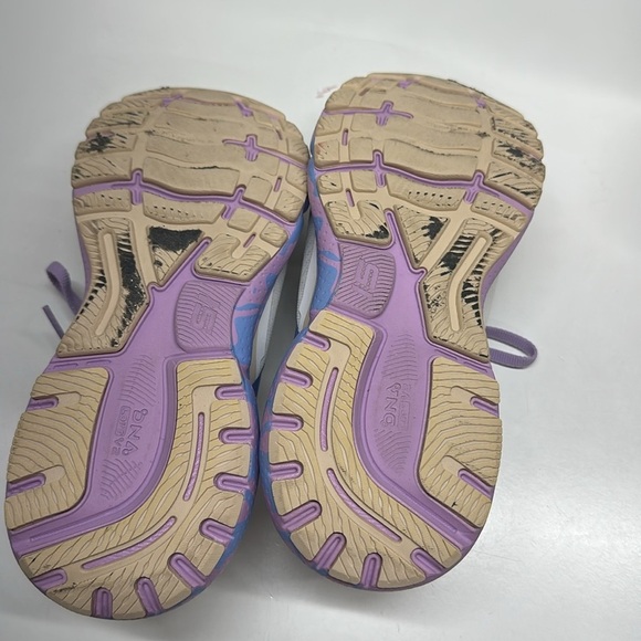 Brooks Ghost Sneakers 15 ReStart Running Shoes Purple White Women’s Size 9.5 - Picture 8 of 10